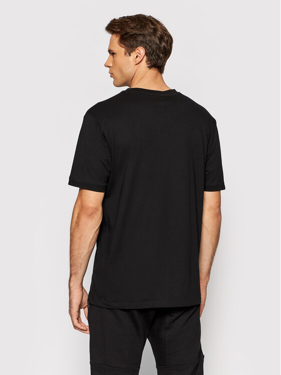 HUGO Hugo T-särk Diragolino212 50447978 Must Regular Fit