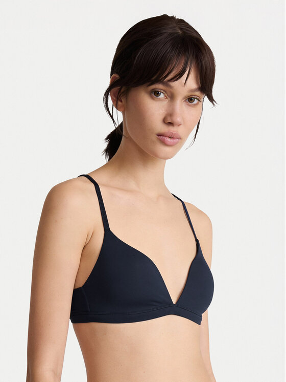 Tommy Hilfiger Tommy Hilfiger Podprsenka Bralette UW0UW06041 Tmavomodrá