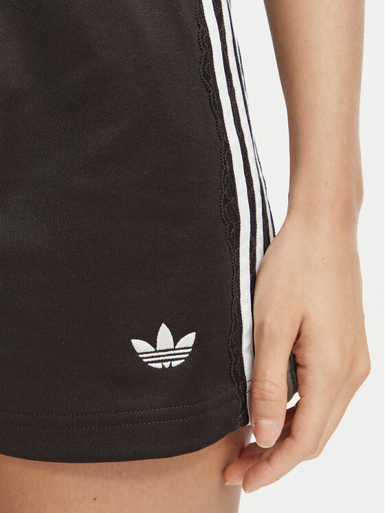 adidas adidas Športne kratke hlače Lace 3 Stripes LG4266 Rjava Regular Fit
