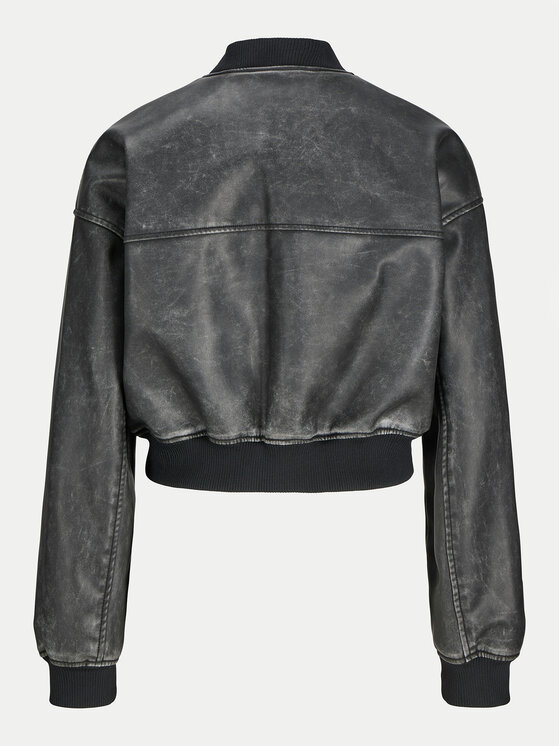 JJXX Kurtka z imitacji skóry Tora 12262126 Czarny Regular Fit