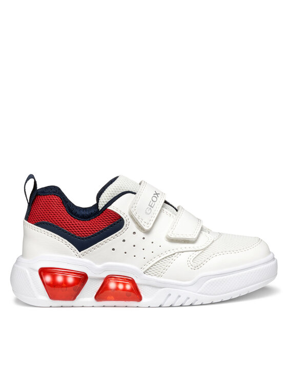 Geox Geox Sneakersy J Illuminus J55GVA 014BU C0050 D Biały