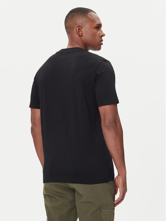 HUGO HUGO T-Shirt Delastio 50546867 Czarny Regular Fit