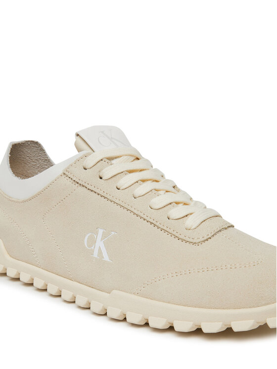 Calvin Klein Jeans Calvin Klein Jeans Sneakersy Low Profile Runner Mg Sue YW0YW01898 Beżowy