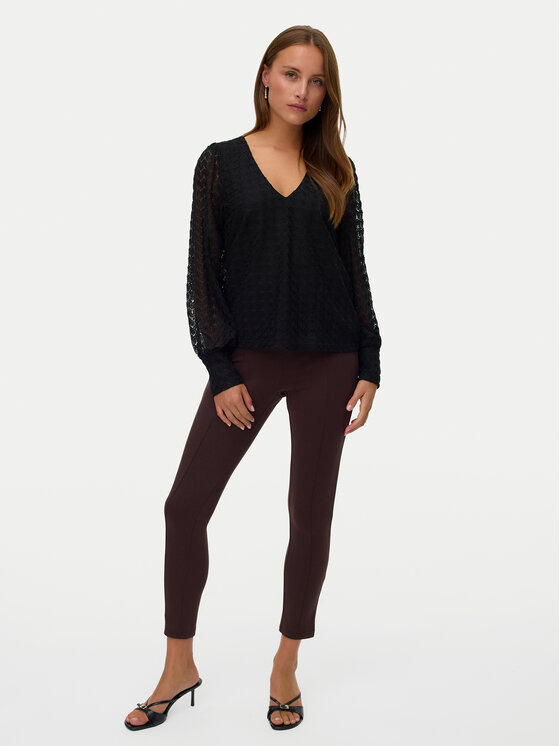 Vero Moda Vero Moda Bluză Vmbecca 10336137 Negru Regular Fit