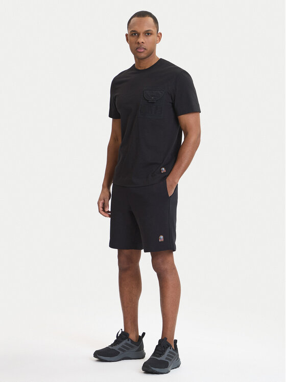 Parajumpers Parajumpers Sportshorts Cairo Easy 26SMPMPAEY25 Schwarz Regular Fit