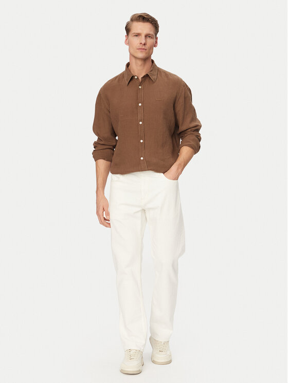 BOSS BOSS Риза Relegant 50567579 Зелен Regular Fit