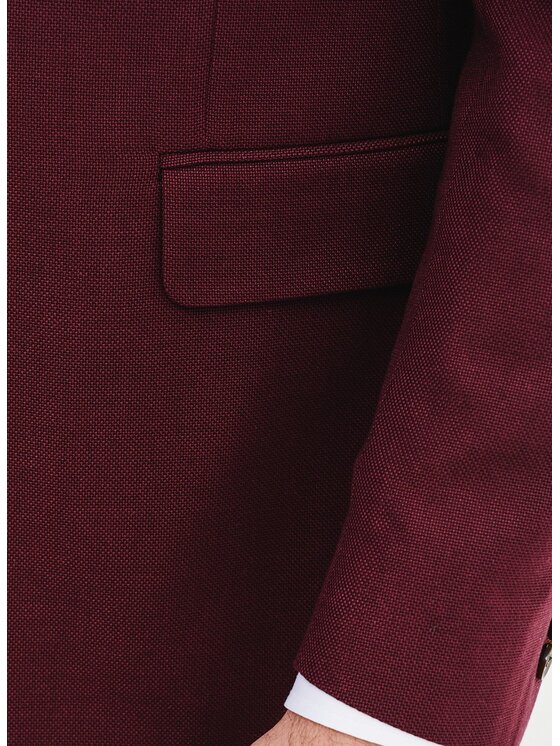 Pako Lorente Pako Lorente Marynarka P25SF-3G-003 Bordowy Super Slim Fit