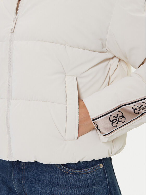 Guess Guess Ziemas jaka V5BL11 WGYC2 Écru Regular Fit