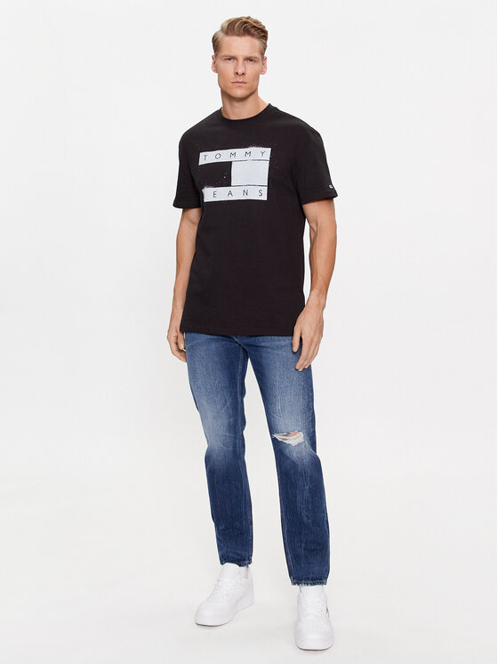 Tommy Jeans Tommy Jeans Džinsai Dad DM0DM16654 Tamsiai mėlyna Tapered Fit