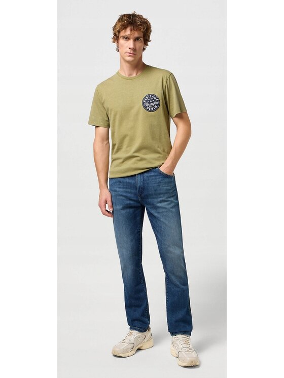 Wrangler Wrangler Jeansy Larston Niebieski Slim Fit