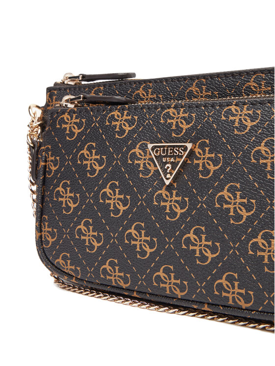 Guess Guess Дамска чанта Noelle II Mini HWQG96 72710 Кафяв