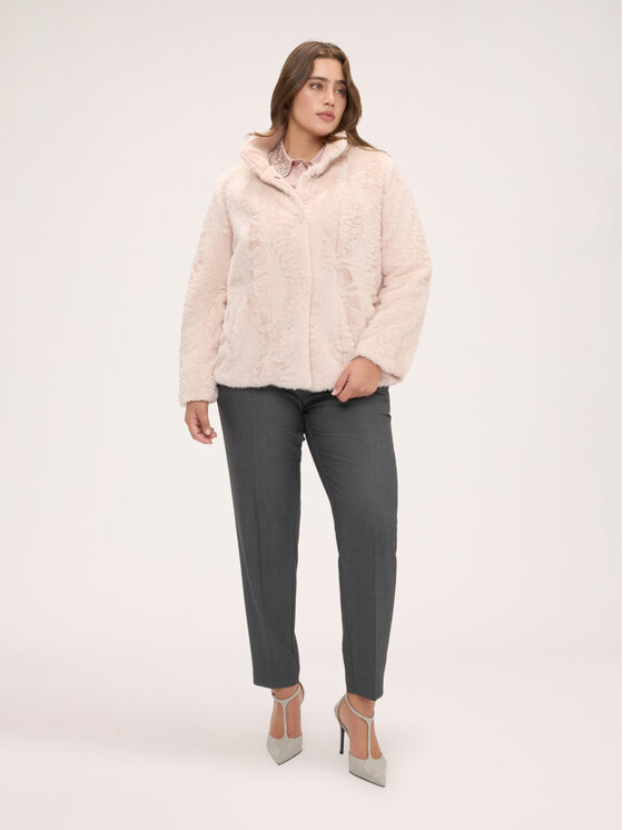 Fiorella Rubino Fiorella Rubino Cappotto invernale F054T001607N006 Rosa Regular Fit