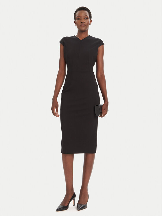 BOSS BOSS Coctailkleid Dulisa 50541987 Schwarz Slim Fit