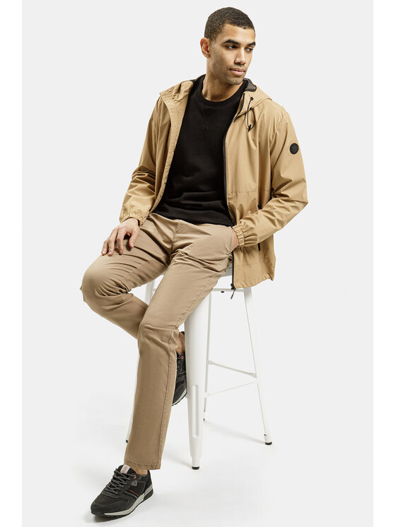 Cross Jeans Cross Jeans Kurtka przejściowa 40294-383 Beżowy Regular Fit