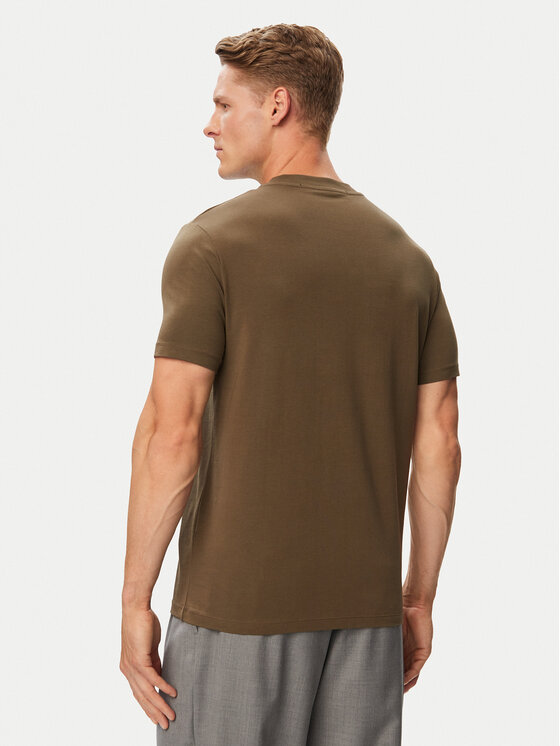 KARL LAGERFELD KARL LAGERFELD T-Shirt 755041 563221 Brązowy Regular Fit