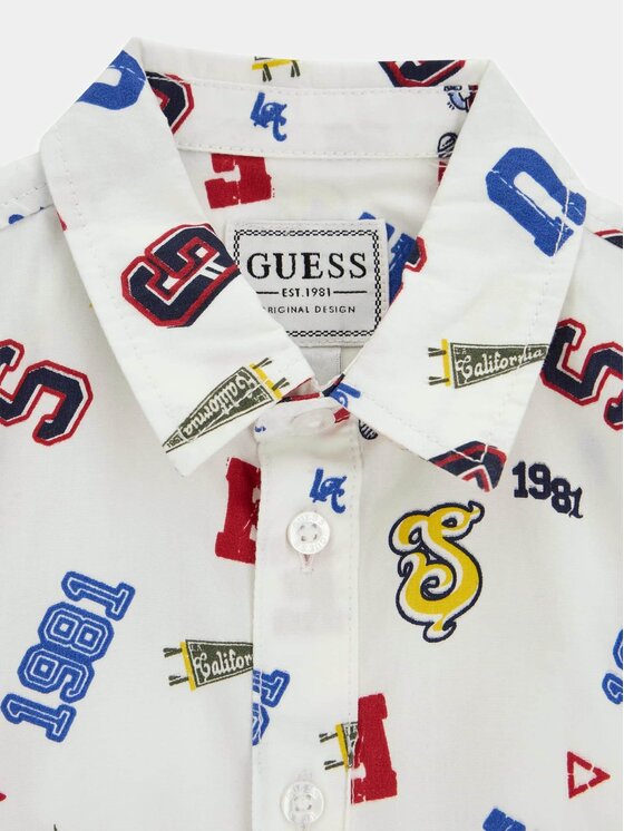 Guess Kids Guess Kids T-Shirt 183397 Kolorowy Classic Fit