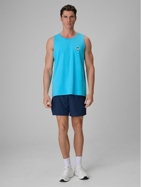 4F 4F Tank top SUMMER CODE Niebieski Regular Fit