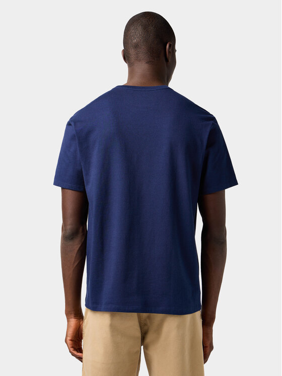 Wrangler Wrangler T-Shirt SMALL GRAPHIC TEE Niebieski Regular Fit