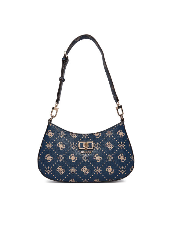 Guess Guess Дамска чанта Emelie Logo HWGP99 28180 Тъмносин