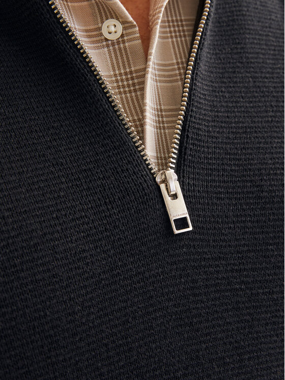 Jack&Jones Jack&Jones Megztinis Milano 12259664 Juoda Relaxed Fit