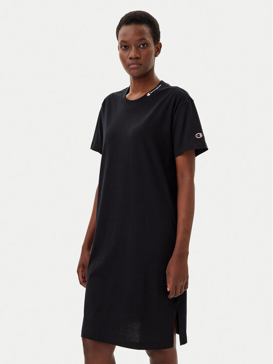 Champion Champion Hétköznapi ruha 117782 Fekete Loose Fit