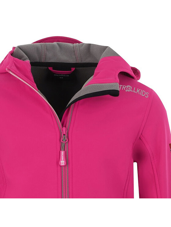 Trollkids Trollkids Kurtka softshell 175-202 Różowy Regular Fit