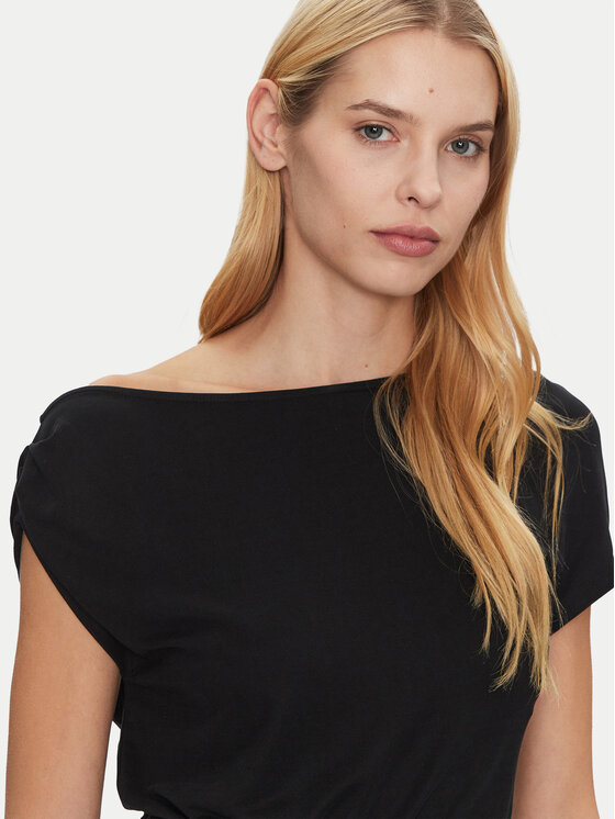Guess Guess Salopetă W5GD89 KCTB0 Negru Regular Fit