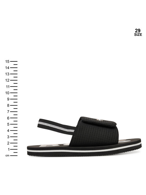 BOSS BOSS Sandále J53242 D Čierna