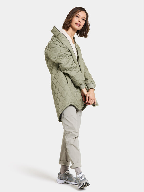 Didriksons Didriksons Cappotto invernale Gabbi 505048 Verde Regular Fit