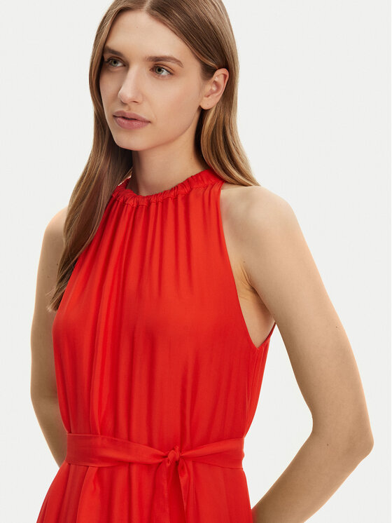 Haveone Haveone Vasaras kleita AFF-N004 Oranžs Loose Fit