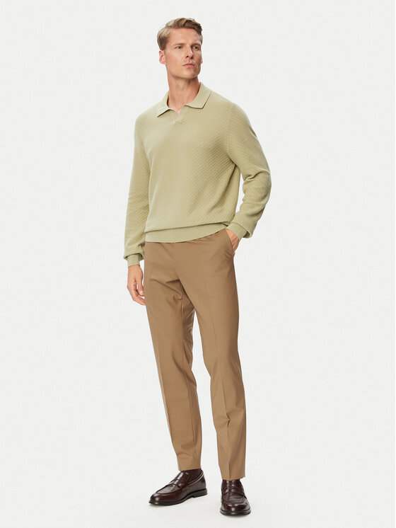 BOSS BOSS Pullover H-Lomarino 50565511 Hellgrün Regular Fit
