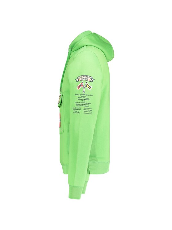 Geographical Norway Geographical Norway Bluza WW4181H/GN-Flashy green Zielony Regular Fit