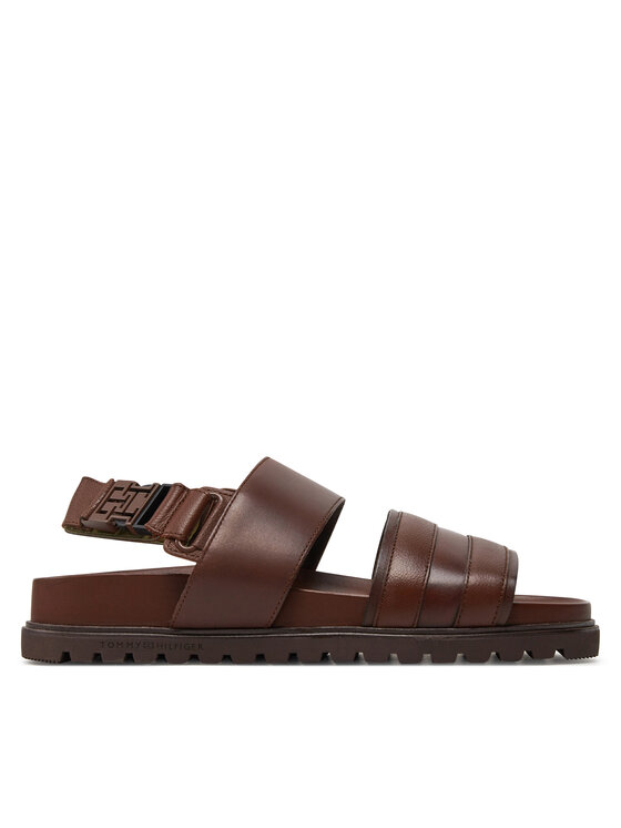 Tommy Hilfiger Tommy Hilfiger Sandaalid Elevated Th Buckle Lth Sandal FM0FM05007 Pruun