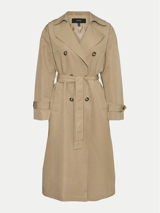 Vero Moda Vero Moda Tenchcoat Chloe 10300263 Beige Regular Fit