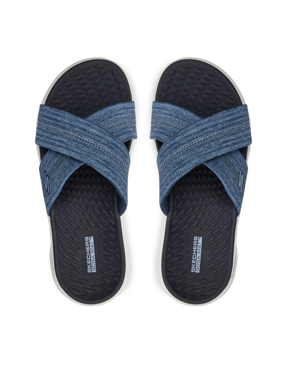 Skechers Skechers Şlapi Go Walk Flex Sandal-Impressed 141420/NVY Bleumarin