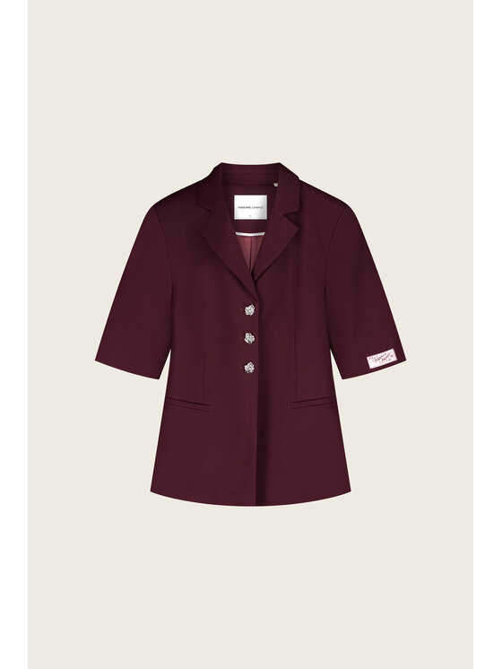 Fabienne Chapot Fabienne Chapot Marynarka 6861-1853-102 Bordowy Regular Fit