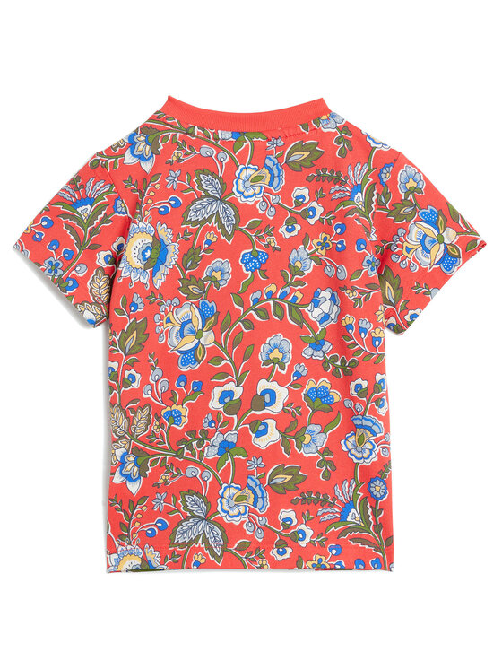 adidas adidas Komplet t-shirt i spodenki Liberty London JY3016 Czerwony Regular Fit