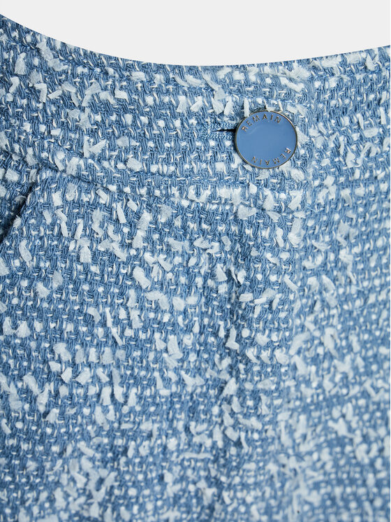 Remain Remain Hlače Bold Weave 5005712792 Plava Straight Fit