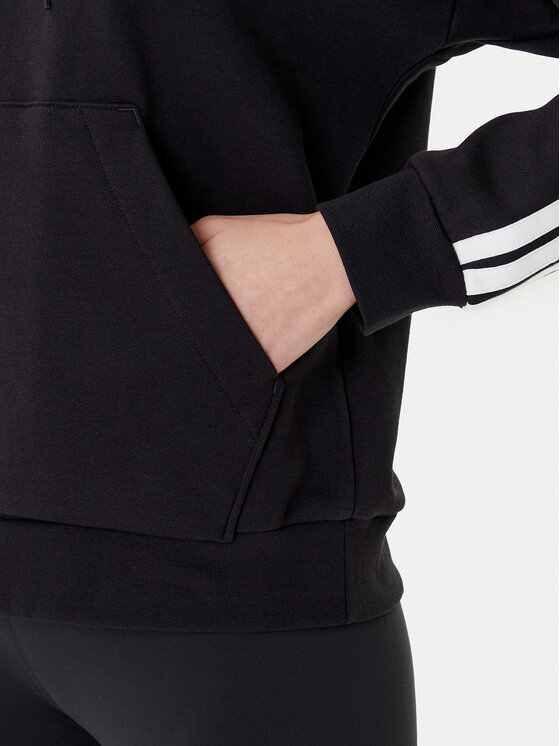 adidas adidas Μπλούζα Essentials 3-Stripes JX2538 Μαύρο Regular Fit