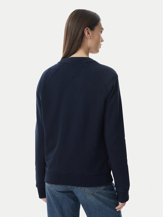 Tommy Jeans Tommy Jeans Džemperis ar kapuci Heritage Logo DW0DW22821 Tumši zils Regular Fit