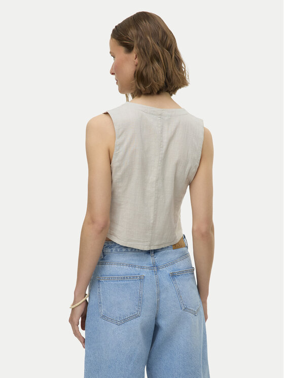 Vero Moda Vero Moda Жилет Caia 10333795 Бежевий Regular Fit