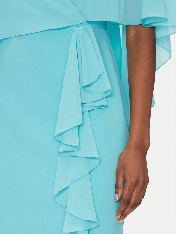 Rinascimento Rinascimento Rochie cocktail CFC0123560003 Turcoaz Regular Fit