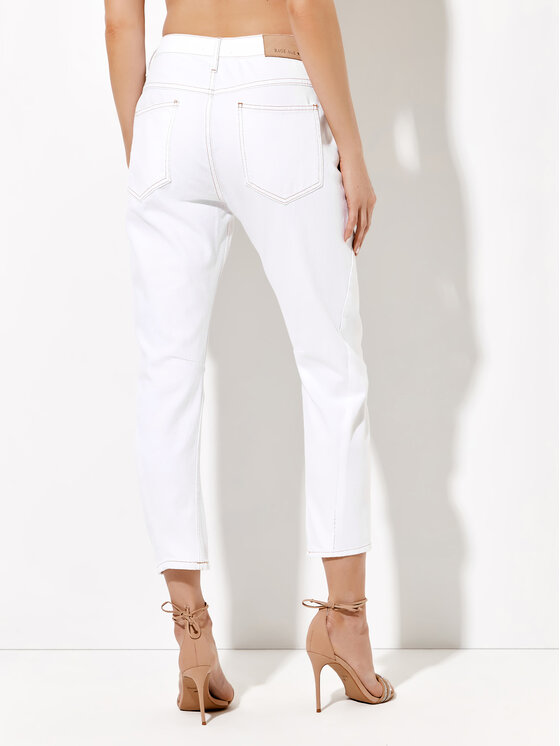 Rage Age Rage Age Τζιν Pixie Λευκό Regular Fit