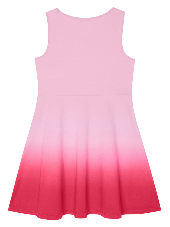 United Colors Of Benetton United Colors Of Benetton Sukienka letnia 3NPDCV011 Różowy Regular Fit