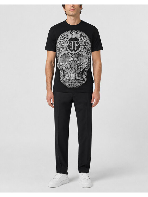 PHILIPP PLEIN PHILIPP PLEIN T-Shirt 31085 Czarny Regular Fit