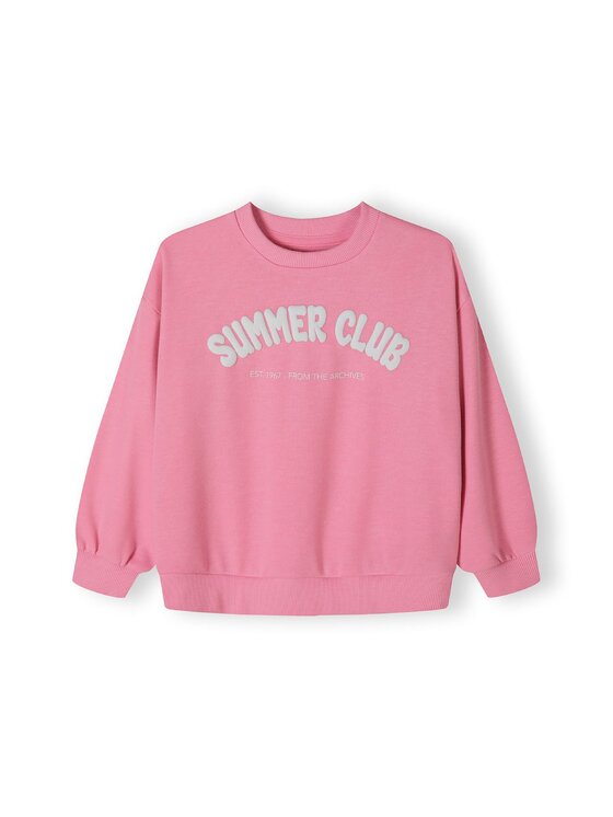 MINOTI MINOTI Bluza 22fleece54 Różowy Regular Fit