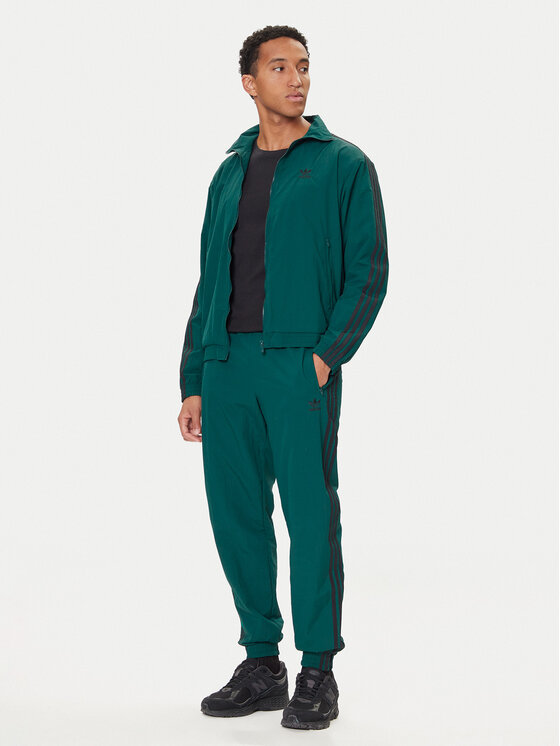 adidas adidas Παντελόνι φόρμας adicolor Woven Firebird JY1335 Πράσινο Regular Fit