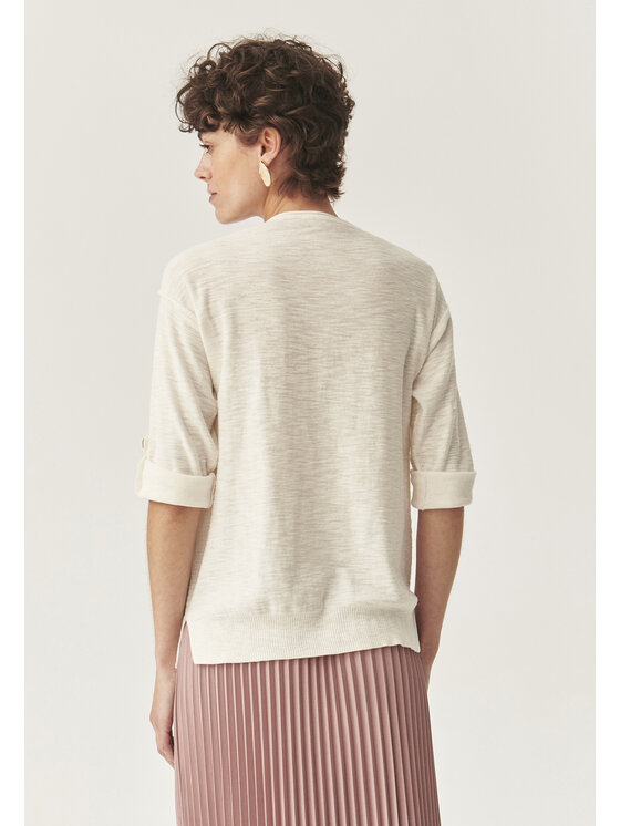 TATUUM Tatuum Bluzka LILA Écru Classic Fit