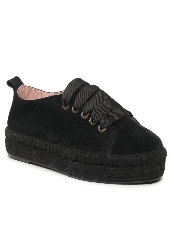 Manebi Manebi Espadrilles Lace-Up Espadrilles R 2.2 E0 Schwarz