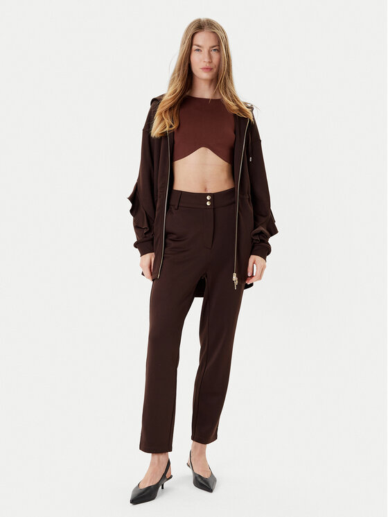 Liu Jo Sport Liu Jo Sport Світшот TF5205 F0778 Коричневий Regular Fit